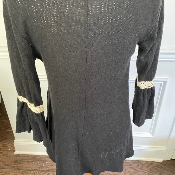 Style & Co. Bell Sleeve Boho Tunic Top Small - Picture 4 of 7